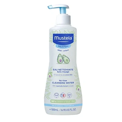 Image of Mustela Rinse Free Cleansing Water 3 x 500 ml