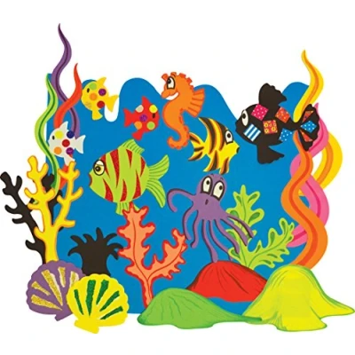 Image of Springboard 10385 Pre Cut Sealife Display Paper Shapes (Pack of 400)