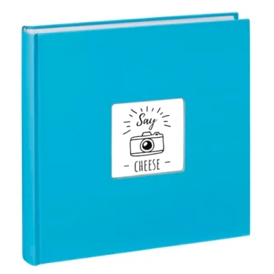 Image of Hama &quot;Fine Art&quot; Photo Album 30x30cm For 10x15cm Pictures 100 White Pages 400 Photos Malibu Blue