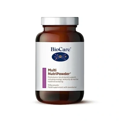 Image of BioCare Multi NutriPowder for Energy, Immunity &amp; Mental Health Wellbeing 150g