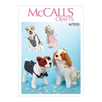 Image of McCall&#039;s Sewing Pattern M7850OSZ Pet Clothes