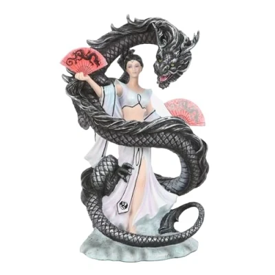 Image of Something Different Wholesale Anne Stokes Dragon Dance Ornament Statue, Fantasy Art Figurine Exclusive Collection, Symbolic Sculpture