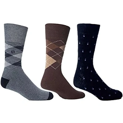 Image of 3 Pairs Mens Gentle Grip HoneyCombe Top Non Elastic Socks by Drew Brady / 25 Colour Designs to Choose From/UK Sizes 6 11 and 12 14 (UK Eur 46 50, Fashion Pattern Assorted)