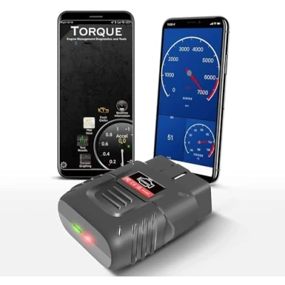 Image of Wireless OBD2 Diagnostic Device Bluetooth, iOS &amp; Android Windows 3000 Code Database Suitable for Car, OOBD2 Adapter Fault Reader Scan with OBDII/EOBD Protocol
