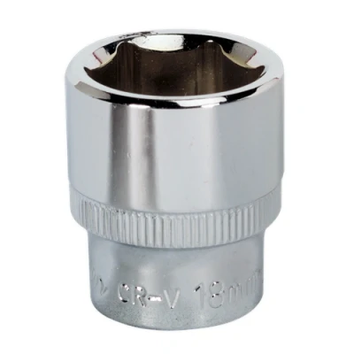 Image of Sealey Premier WallDrive® Socket 18mm 3/8&quot;Sq Drive Fully Polished