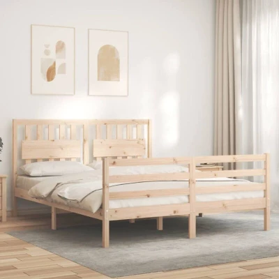 Image of vidaXL Bed Frame without Mattress 160x200 cm Solid Wood