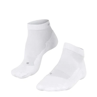 Image of FALKE Women&#039;s GO2 Short W SSO Cotton Anti Blister 1 Pair Golf Socks, White (White 2000), 2.5 3.5