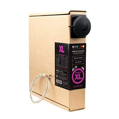 Image of D&#039;Addario Guitar Strings XL Nickel Electric EXL120 B25 Perfect Intonation, Consistent Feel, Reliable Durability For 6 String Guitars 09 42 Super Light, 25 Set Bulk Box