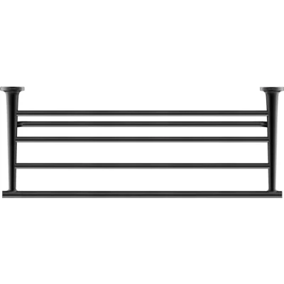 Image of Duravit Starck T Wall Mounted Towel Rack 24&quot; Matt Black