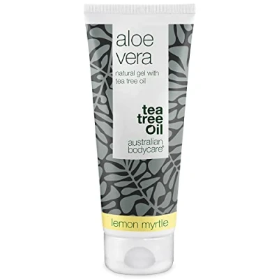 Image of Aloe Vera After Sun Lotion 100 ml Australian Bodycare Gel Natural Vera, Tea Tree Oil &amp; Lemon Myrtle Cooling Moisturizing for itching, irritated skin, sunburns and scratches