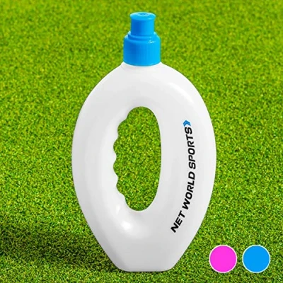 Image of Net World Sports Running Water Bottle 500ml BPA Free Handheld with Cap Blue or Pink (Blue, Pack of 20)