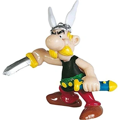 Image of Plastoy SAS PLA60501 60501 Figurine Asterix Tenant L&#039;Epee with The Sword Figure, Multicoloured, 6.5 CM