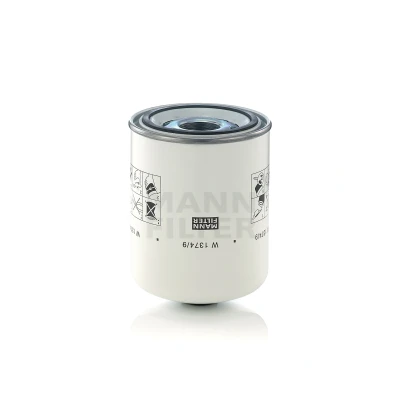 Image of 164151539100 Filter, operating hydraulics MANN FILTER W 1374/9 136mm