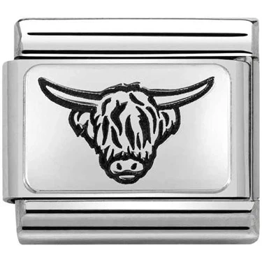 Image of Nomination Highland Cow Charm