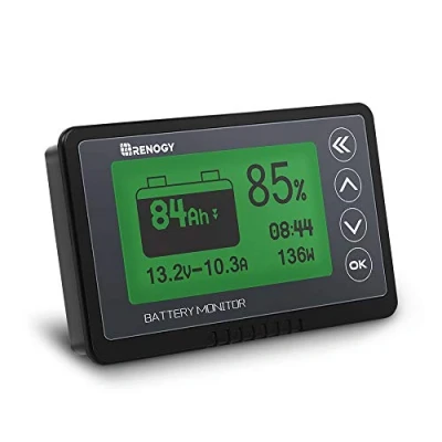 Image of Renogy 500A Battery Monitor High and Low Voltage Programmable Alarm For Lithium