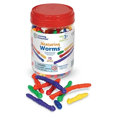 Image of Learning Resources Measuring Worms, set of 72