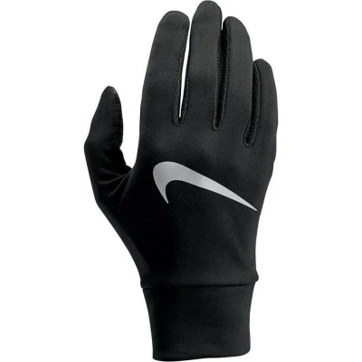 Image of Nike Womens/Ladies Tech Lightweight Running Gloves (Black/Silver) Size Large
