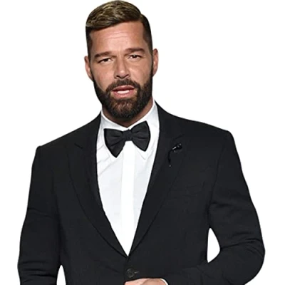 Image of Ricky Martin (Suit) Half Body Buddy Cutout