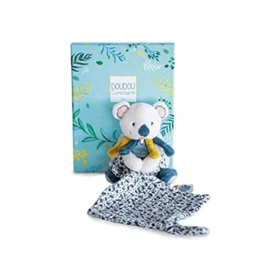 Image of Doudou et Compagnie DC3667 Koala Plush Toy with Cuddly Toy, 15 cm, Beu, Multicoloured, Baby