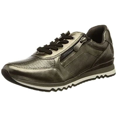 Image of MARCO TOZZI Women&#039; 2 23782 29 Sneaker, Pewter Pat Com, 6 UK