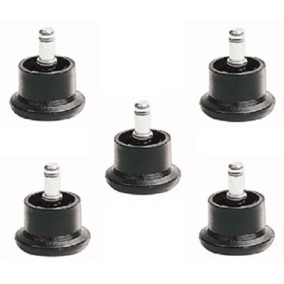 Image of BiMi 50141 Glide Casters for Office Chair 50mm Black (Pack of 5)