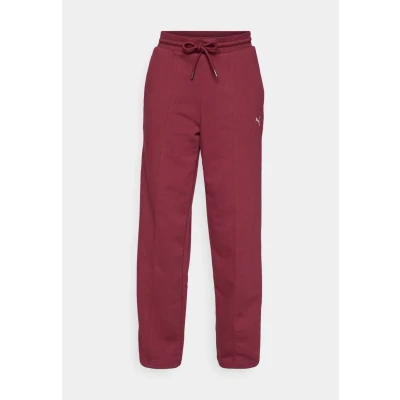 Image of Puma Class Comfort Pinnacle HIGH Waist Straight Pants Tracksuit bottoms, Women&#039;s, Size: Large, Ruby shimmer