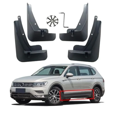 Image of For VW Tiguan Regular Edition Car Mud Flaps Splash Guards Flap Mudguards Front Rear 4pcs 2016 2017 2018 2019 2020 2021 2022