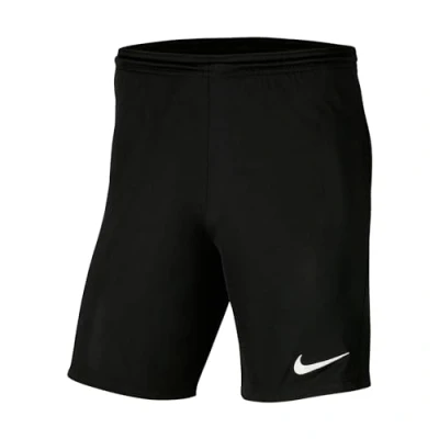 Image of NIKE Unisex Kids Y Nk Dry Park Iii Nb K Sport Shorts, Black/White, L UK