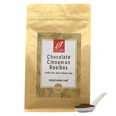 Image of LuLin Teas Chocolate Cinnamon Rooibos Loose Tea, 250 g
