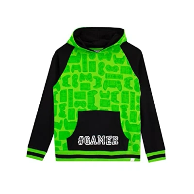 Image of Harry Bear Boys Hoodie Gamer Black 12 13 Years