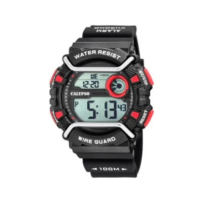 Image of Calypso Watches Mens Digital Quartz Watch with Plastic Strap K5764/6