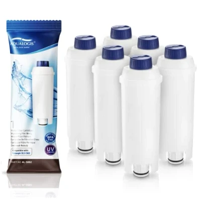 Image of 6X Aqualogis AL S002 Compatible with DLS C002 SER3017 DeLonghi Water Filter Softener