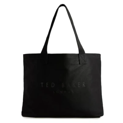 Image of Ted Baker London Men&#039;s LUKKEE Canvas Beach Bag, Black, One Size
