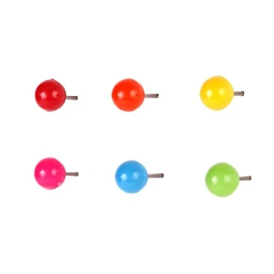 Image of Kikkerland Rainbow Push Pins, Set of 20 (ST100)