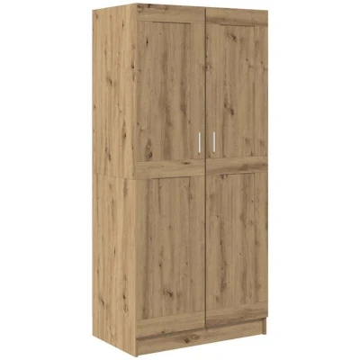 Image of vidaXL Wardrobe Artisian oak 82.5 x 51.5 180 cm Engineered Wood