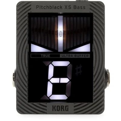 Image of Korg Pitchblack X Series PB XS Bass Compact Chromatic Pedal Tuner for Guitar Black