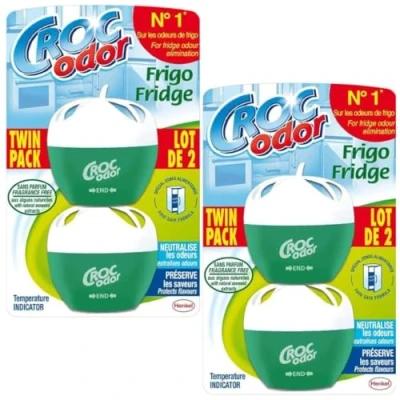 Image of Fridge Deodoriser Croc Odor 2 x pack 4 33g Odour eliminator