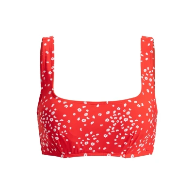 Image of Roxy Beach Classics Bikini top, Women&#039;s, Size: Large, Red