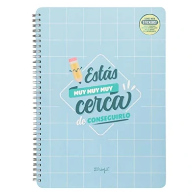 Image of Mr. Wonderful Notebook You&#039;re Very Close To Getting It, Multicoloured