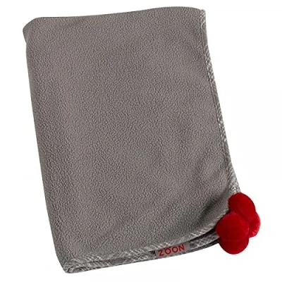 Image of Zoon Grey Plaid Comforter 110 x 100cm