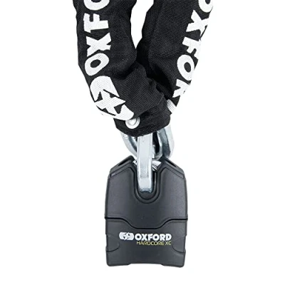 Image of Oxford LK171 Hardcore XC13 HardcoreXC13 Chain Lock, Gold, 1.5M