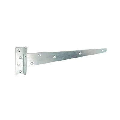 Image of Tee Hinges Pair Gate Shed Heavy Duty Zinc Plated Sizes 8 to 18&quot; (Zinc, 350mm)