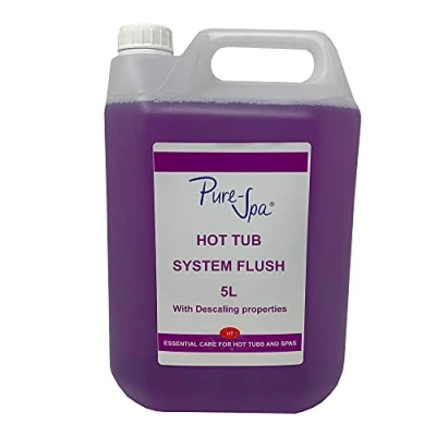Image of Pure Spa Hot Tub Anti Bac Cleaner System Flush 5 Litre Cleans and Freshens