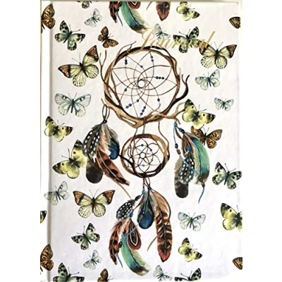 Image of Viceni Maturi A5 Hardback Journal Notebook, Dream Catcher Design with Gold Foil Detailing and Gloss Finish