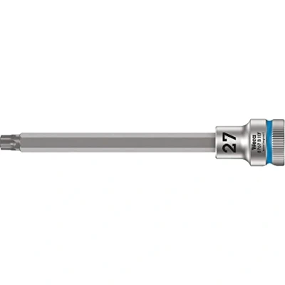 Image of Wera 8767 B HF TORX® Zyklop holding function bit socket, 3/8&quot; drive, TX 27x107mm, 05003065001