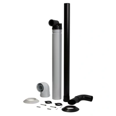 Image of Baxi Multifit Plume Displacement Kit 1M Black 7225716