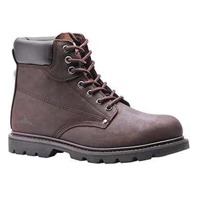Image of Portwest Steelite Welted Safety Boot SB HRO, Size: 42, Colour: Brown, FW17BRR42