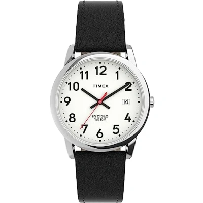 Image of Timex Easy Reader Men&#039;s 35mm Black Sustainable Strap Watch TW2V75100