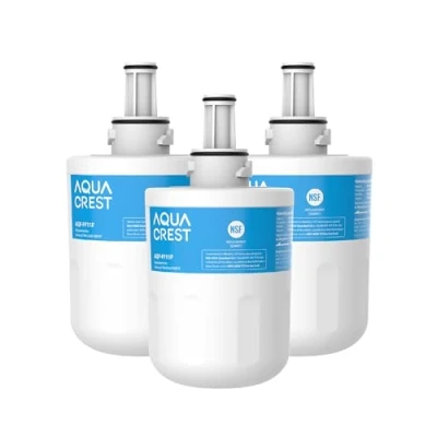 Image of Aqua CREST DA29 00003F Fridge Water Filter, Compatible with Samsung® Pure Plus 00003F, HAFIN1, 00003A, 00003B, 00003A B, DA61 00159A, DA97 06317A (3)