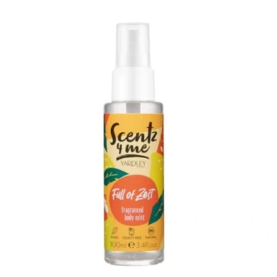 Image of Yardley Scentz 4 Me Full of Zest Body Mist 100ml Gen Z